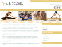 Tablet Screenshot of birdsongbodywork.com